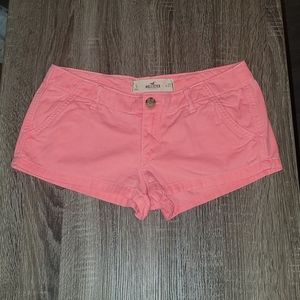 Hollister Florescent Pink Short Shorts